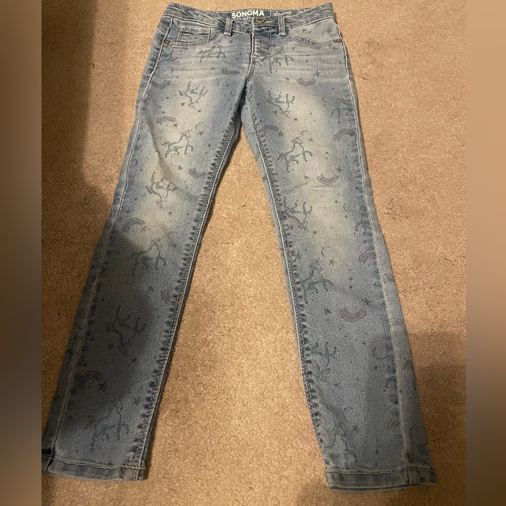 Girls Unicorn Jeans